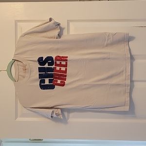 White tee CHS Cheer